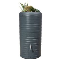 Garantia Nordic 2en1 Depósito De Agua De Lluvia 300 Liter Graphite Grey Incl. Jardinera