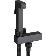 Gta - Toilet Spray Kit, Black Brass Hand Held Bidet Sprayer Bidet Sprayer Wall Mounted Toilet Sprayer Complete Kit G1/2