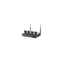 Kit De Vidéoprotection Wikit040a - 1 Enregistreur Vidéo Wi-fi - 4 Caméras Ip Wi-fi All-in-one