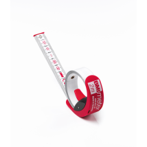 429241020 Cinta Métrica De Bolsillo Medidor De Imc, Longitud 2 M, Cinta Inoxidable Lacada En Blanco - Bmi