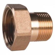 Thermador – Brass Hexagonal Connection – M 3/4 to F 1 – Yellow