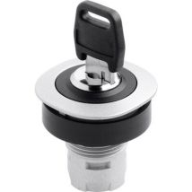 Schlegel - Rqjssa18 Rontron Rqjssa18 Schlüsselschalter Metall, Schwarz 1 X 90 ° 1 St.