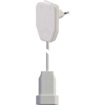 Nvb - 104580 Strom Verlängerungskabel Weiß 3.00 M H03vvh2-f 2x 0,75 Mm² Mit Zwischenschalter