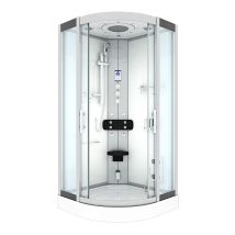 Dampfdusche Duschtempel Sauna Dusche Duschkabine D46-00t3-ec 80x80 Cm Mit 2k Scheiben Versiegelung