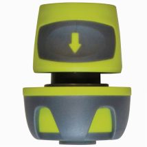 Jardibric – Raccordo automatico 15mm plastica – Verde anice e grigio