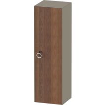 Duravit – Gabinete de media altura Blanco Tulipán para baño – 3 estantes de cristal – 400mm ancho x 1320mm alto x 360mm profundo