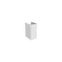 Lavabo de pedestal SEMICOLONNA RESORT - Porcelana blanca - Altura 32 cm