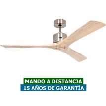 Ventilador De Techo Casafan 313266 Macau 132cm Madera Natural/ Cromo Cepillado
