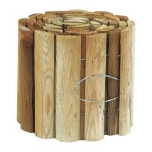 Bordura in legno di pino impregnato Ø 5 cm H 20 cm L 200 cm – Giardino e piscine – Certificato FSC