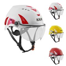 Casco Antinfortunistico Con Visiera Kask Superplasma Hp Visor Whe00107 - En 14052 - Vari Colori, Giallo