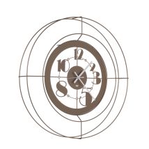 Teodoro Wanduhr – Durchmesser 90 cm – pulverbeschichteter Eisen – Arti und Mestieri