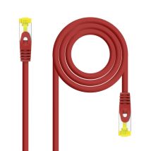 Cable De Red Rj45 Sftp Nanocable 10.20.1900-l25-r Cat.6a/ Lszh/ 25cm/ Rojo