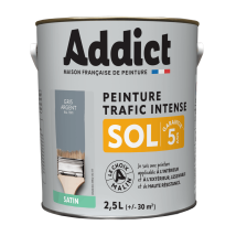 Peinture Sol 2.5 Litres Gris Argent - Addict