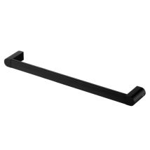 Portasciugamani Da Parete Singolo Futura, 490 Mm, Nero