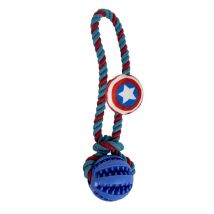 Avengers - Hundespielzeug Ball Mit Seil – Für Zerrspiele & Wurfspaß