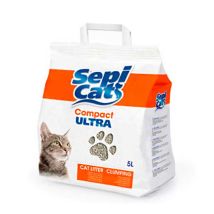 Sepicat Compact Ultra Lettiera per Gatti 5L – Elevata capacità agglomerante – 78345