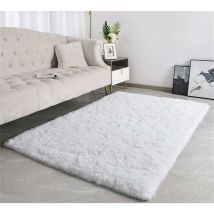 Living Room Shaggy Rugs Suitable For Kids Bedroom Decor (white, 40x60cm)
