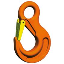 Pewag Ösenhaken G10 4000kg – geschmiedete Sicherungsklappe – Tragfähigkeit 4000kg – Gewicht 1,1kg – Abmessungen 131mm x 33mm x 26mm