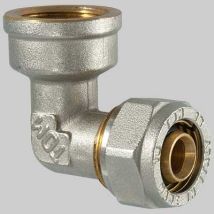 Raccordo A Compressione Curvo Femmina - 20 X 1/2