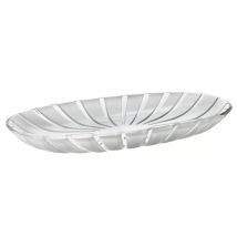Guzzini Servierplatte Transparent – Glas – Durchmesser 30 cm – Höhe 10 cm
