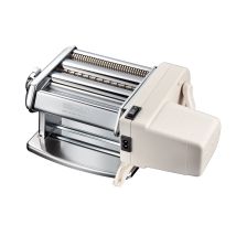 Imperia – Máquina de pasta eléctrica Titania 150 mm – Acero cromado – 6 espesores – Hecha en Italia