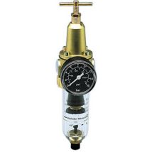 Filtro Regolatore, Filo Conduttore: G 1/4 Portata A 6 Bar 50 Mc / H, Larghezza. : Dn 6, Altezza: 230 Millimetri