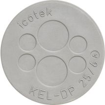 Icotek Kel-dp 50/9 Placa De Paso De Cable Gris Duradero