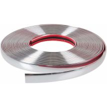 Striscia Cromata Per Auto , 10 Mm X 15 M, Striscia Cromata Per Auto, Strisce Decorative Cromate Adesive