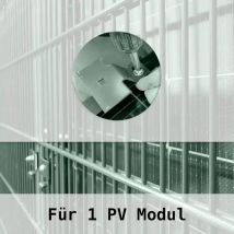 Feueranker - Zaun Pv Montagepaket Für 1 Pv-modul Mit Montagematerial Schwarz M2b Solar Zaun 0% Nach §12 Abs. 3 Ustg