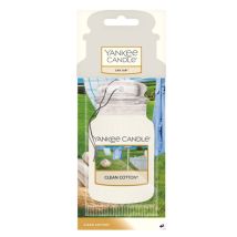 Vela Para Coche Yankee Candle, Fragancia Individual Para Coche, Algodón Limpio, 15 G