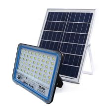 Faro Led Faretto Alta Luminosita' Pannello Solare Crepuscolare Telecomando 200w