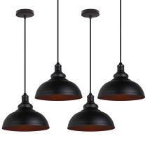 Lampada A Sospensione Vintage, Lampada Da Soffitto Con Ø29cm Paralume In Metallo, Industriale Stile Illuminazione Supporto Edison E27 Per Corridoio 