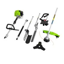 Zipper – Cordless Brush Cutter 51.7cc – 3 Fitting Heads, Pole Extension, 2-Stroke Engine – Garden Maintenance Tool