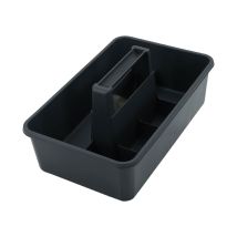 Sp-berner - Vassoio Portaoggetti Per Prodotti Per La Pulizia 35,2x22,2x15,1cm Grigio Scuro
