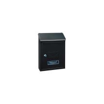 Buzón Udine plata – Acero – 300 x 210 x 70 mm – 175 x 20 mm – Cerradura de cilindro con 2 llaves