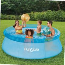 Piscina Autoportante Trasparente Blu Funsicle Ø2,44m X76cm
