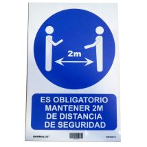 Gebotszeichen Abstand 2 M 29,5x20 Cm Rd20074