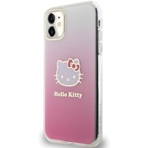 Hello Kitty Hkhcn61hdgkep Iphone 11 / Xr 6.1 Pink/pink Hardcase Iml Gradient Electrop Kitty Head