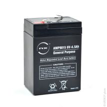 NX – Batería Plomo 6V 4.5Ah – Tensión: 6V – Capacidad: 4.5Ah