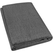 Tissu D'Ameublement Revêtement En Tissu Gran Foulard Housse De Canapé Fauteuil-lit Anthracite - 230x265 Cm