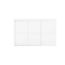 Parete Laterale A Pannelli Scorrevoli Per Pergole Giardini Di Maggio "sliding Blind" In Alluminio Bianco Lato 4 M