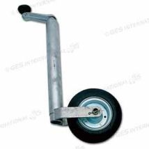 Ruotino d'appoggio in gomma piena 200x50 mm – Tubo 48 mm – CARPOINT