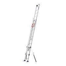 Schiebeleiter 3x10 Sprossen - Max. Länge 6.90m - 610412