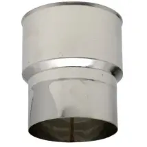 TEN – Reducción de acero inoxidable 153/83 – Conexión segura para plomería y ventilación