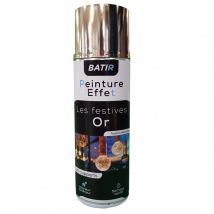 Spraydose Chrom Gold 400ml – Schnelltrocknend – Glänzende Oberfläche – Für Metall, Holz, Keramik, Glas, Stein, Papier – 0,8m² Ergiebigkeit