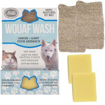 Soap + Guanto Bio Woof Lavare Per Tutti Gli Animali