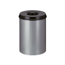 Cestino di sicurezza per carta in acciaio – 30 litri – 470 x 335 mm – Cestino per collettività – EKO