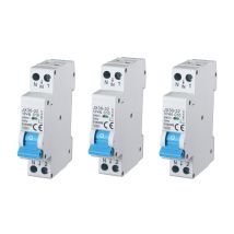 Gloca 3er-set Automatischer Magnetothermischer Schalter 1p+n 10a 220v 6ka 1 Din C10 Modul