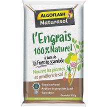 Engrais 100% Naturel Complet A Base De Fass De Scarabée - Algoflash Naturasol - 10 Kg