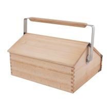 Schuhputzkasten von Redecker – ausklappbar – Lederoberfläche – praktische Schuhpflege